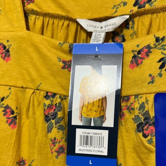 Yellow and Green Relaxed Smocked Blouses - Picture 6 of 6